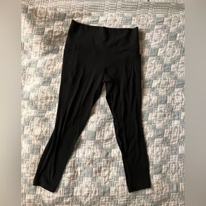 Athleta Women's Salutation 7/8 Tight Leggings Activewear Running Black Size M